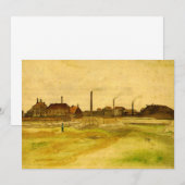 Steenkoolmijn in de Borinage door Vincent van Gogh (Voorkant / Achterkant)