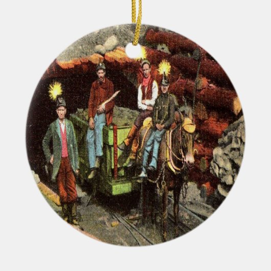 Steenkoolmijnen 1905 keramisch ornament (Voorkant)