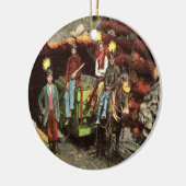 Steenkoolmijnen 1905 keramisch ornament (Links)