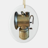 Steenkoolmijners Carbide Lamp Keramisch Ornament (Rechts)