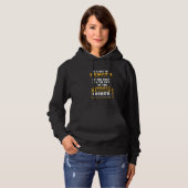 Steenkoolmijnlengte Funny Mining Mine Worker Hoodie (Voorkant volledig)