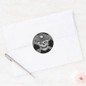 STEENKOOLMIJNSCHEDEL RONDE STICKER (Envelop)