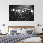 Steenkoolmijnwerkers Deep Underground 1960 Canvas Afdruk (Insitu (Slaapkamer))