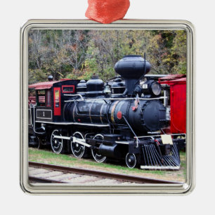 Steenkoolmotortrein Metalen Ornament