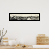 Steenkoololie Puerto Rico Foto 1919 Poster (Keuken)