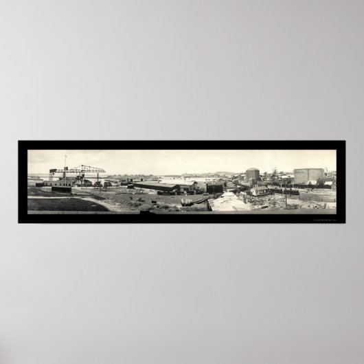 Steenkoololie Puerto Rico Foto 1919 Poster (Voorkant)