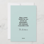 Steenkoolpomp Feestdagenkaart (Achterkant)