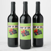 Steenkoolpomp Wijn Etiket (Flessen)