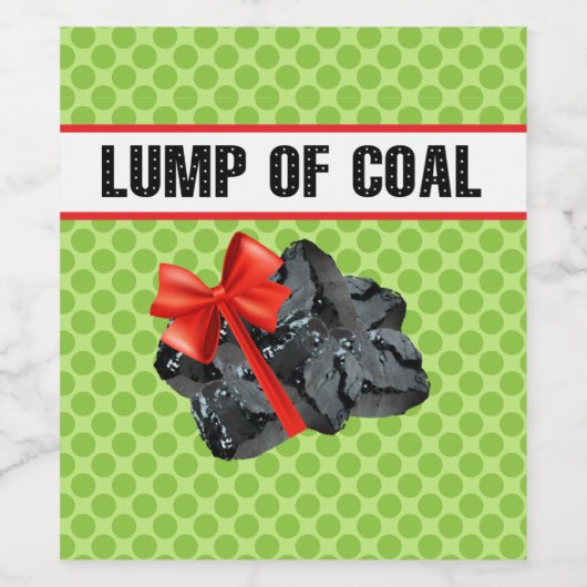 Steenkoolpomp Wijn Etiket (Enkel label)