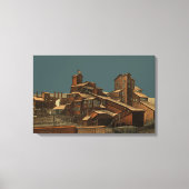 Steenkoolsteenkolenmijnbouw mijnbouwkunst canvas afdruk (Voorkant)