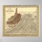 Steenkoolvelden in West-Virginia Poster (Voorkant)