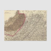 Steenkoolvelden in West-Virginia Tissuepapier (Voorkant)