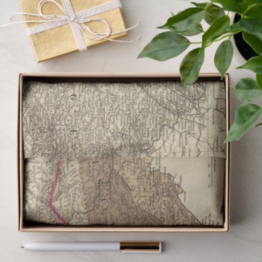 Steenkoolvelden in West-Virginia Tissuepapier (Geschenk)