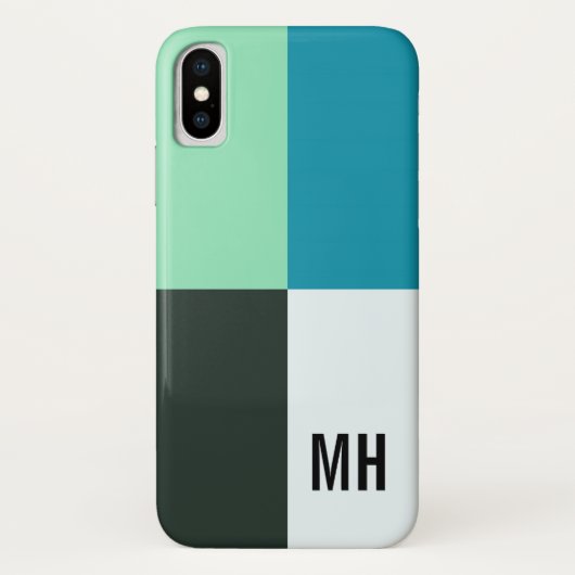  steenkoolvis Blauwgroen blauwe turquoise Case-Mate iPhone Case (Achterkant)