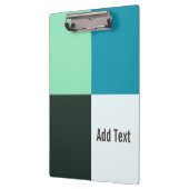 steenkoolvis Blauwgroen blauwe turquoise Klembord (Links)