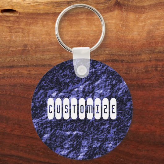 Steenkoolzijde - Sjabloon Sleutelhanger (Voorkant)