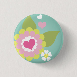Steenkorenbloem Ronde Button 3,2 Cm