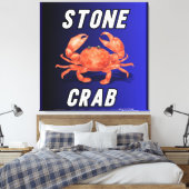 steenkrab canvas afdruk (Insitu (Slaapkamer))