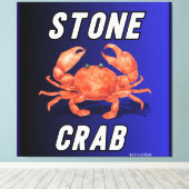 steenkrab canvas afdruk (Insitu (Houten vloer))