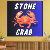 steenkrab canvas afdruk (Insitu (Woonkamer))