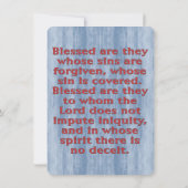 Steenkruis Cuz You Matter Psalm 32 1 Kaart (Achterkant)