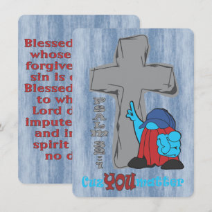 Steenkruis Cuz You Matter Psalm 32 1 Kaart