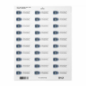 Steenkruis met lichtstralen etiket (Full Sheet)