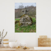 Steenkruis van Saint Pardoux Poster (Keuken)