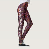 Steenkwarts subatomaire galaxie Glitter CUSTOM Leggings (Rechts)