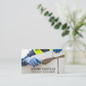 steenlagen | Bouwdiensten Visitekaartje (Staand voorkant)