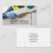 steenlagen | Bouwdiensten Visitekaartje (Voorkant / Achterkant)