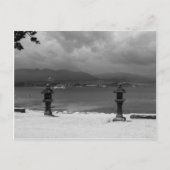 Steenlampjes naast het Zee Briefkaart (Voorkant)