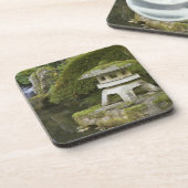 Steenlantaarn en hemelvaardige Herfsten Drankjes Onderzetter (Linkerzijde)