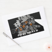 STEENMIJN RECHTHOEKIGE STICKER (Envelop)