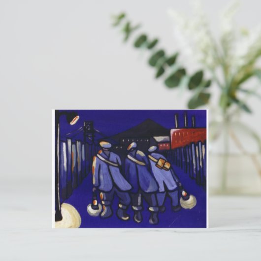 STEENMIJNEN BRIEFKAART (Staand voorkant)