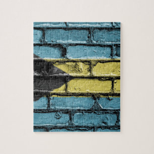 Steenmuurvlag van de Bahama's Legpuzzel
