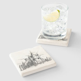 SteenOnderzetter - Alcazar Stenen Onderzetter