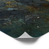 Steenpad dat door de heilige vallei naar de schrij poster (Hoek)