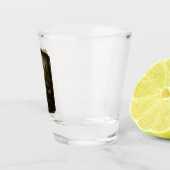 Steenpatrijs ,Kunst Shot Glas (Rechts)