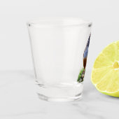 Steenpatrijs ,Kunst Shot Glas (Links)