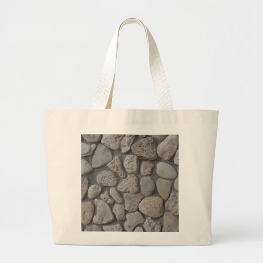 Steenpatroon Grote Tote Bag (Voorkant)