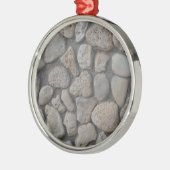 Steenpatroon Metalen Ornament (Links)