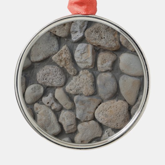 Steenpatroon Metalen Ornament (Voorkant)