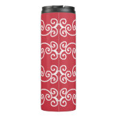 Steenrode witte rollen thermosbeker (Achterkant)