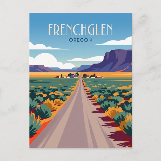 Steens Mountain Lus USA Briefkaart (Voorkant)