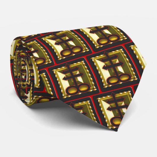 steenslag stropdas (Opgerold)