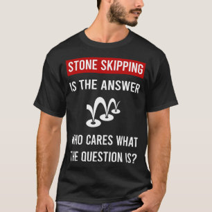 Steenspringen Stenen Rotsen Keilen T-shirt