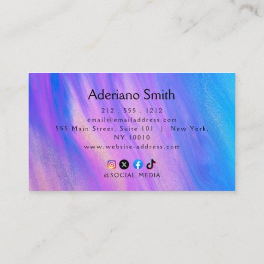 steensteen visitekaartje (Achterkant)