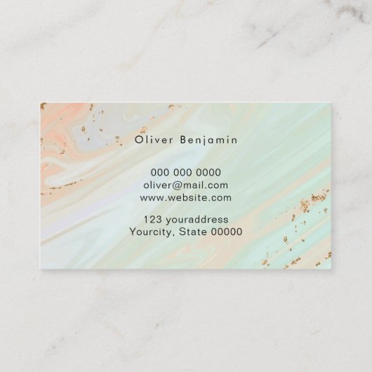 steensteen visitekaartje (Achterkant)