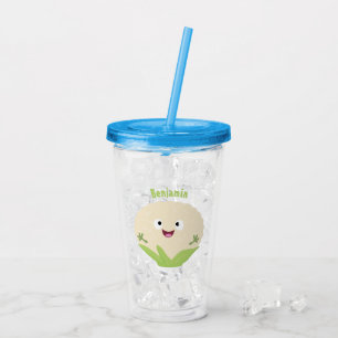 Steenteeltproducten met fijne bloemkool acryl drinkbeker